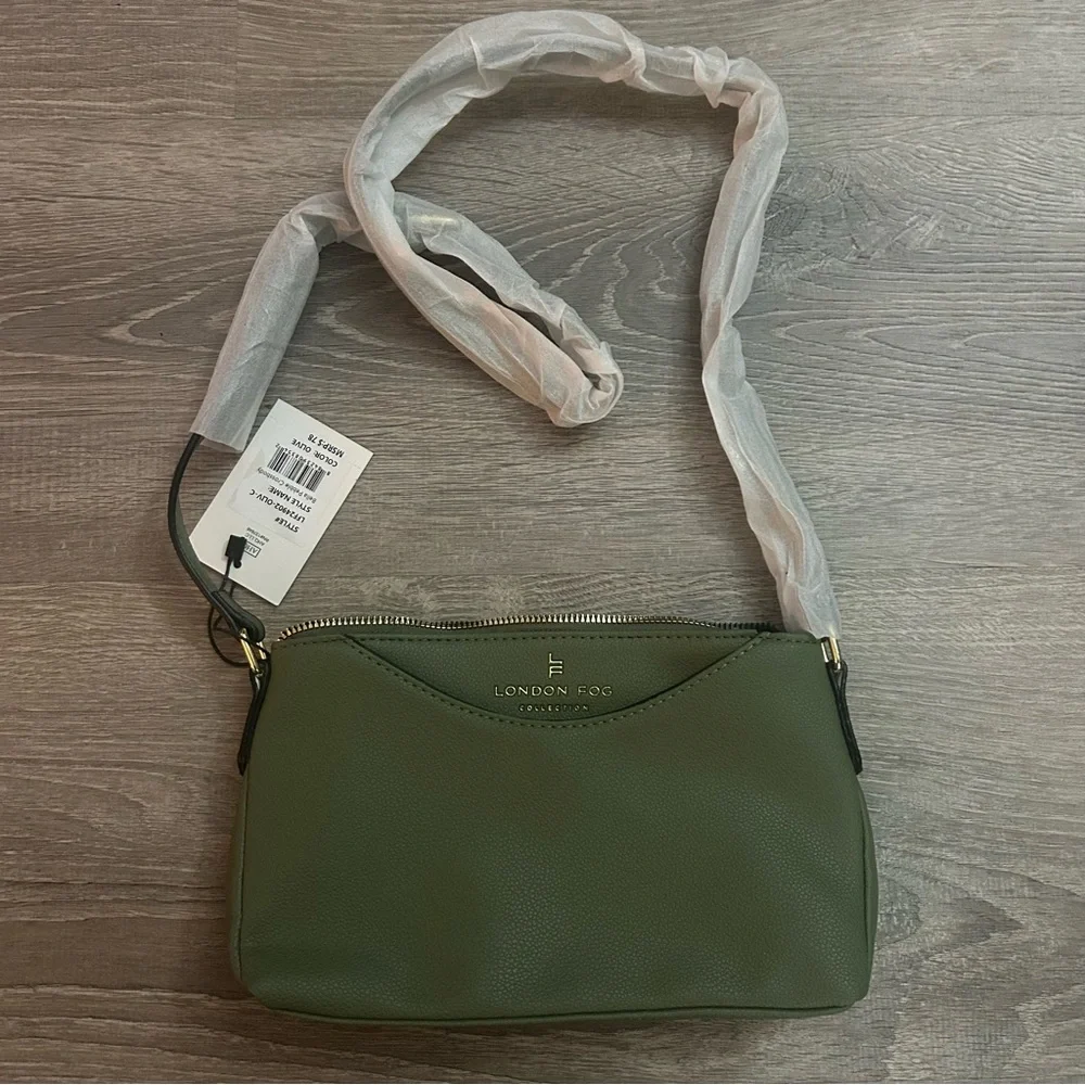NWT London Fog Bella Pebble Crossbody - Picture 6 of 9